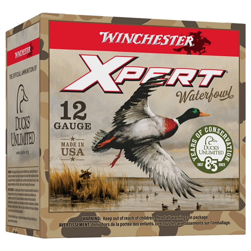 Winchester Ducks Unlimited 85th Anniversary Xpert HV 12Ga 3" 1-1/4Oz Case 250 Rd in Shot Size 2 Ammo Size